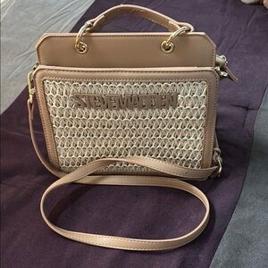 Steve Madden Tan and Cream Women's Bag